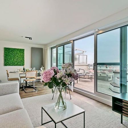 Modern Penthouse With Stunning Sea-View, Sauna And 2 Large Terraces! 克诺克－海斯特 外观 照片